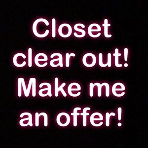 Happy to accept almost any offer!